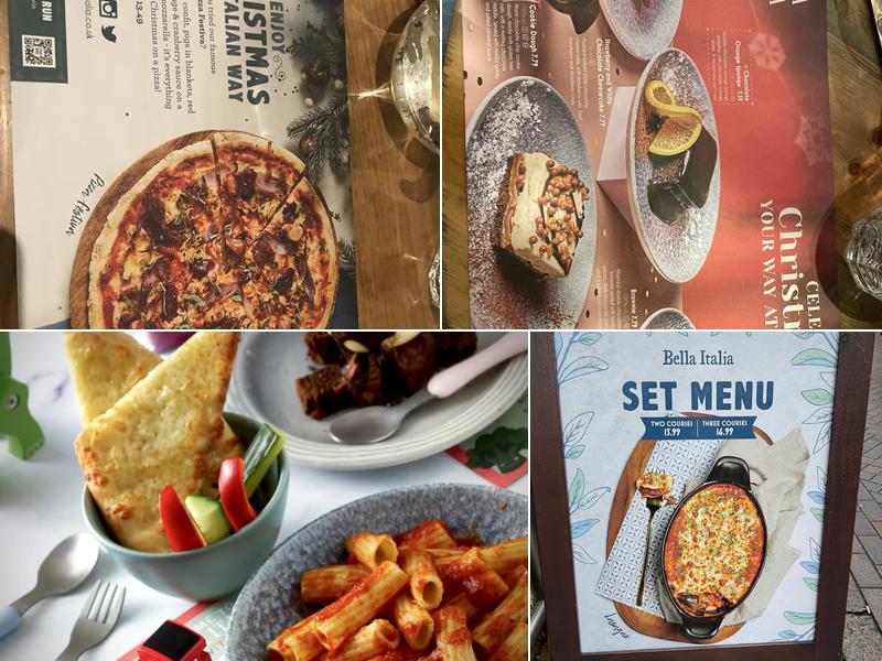 Bella Italia - Nottingham Cornerhouse Menu