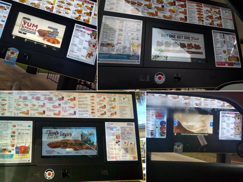 Sonic Drive-In Menu