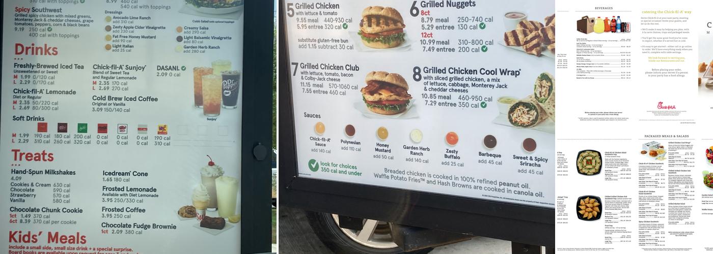 Chick-fil-A Menu