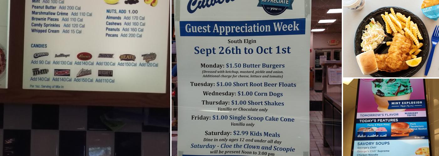 Culver’s Menu