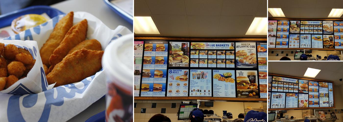 Culver’s Menu