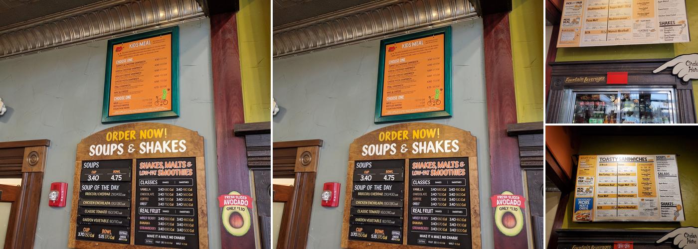 Potbelly Sandwich Shop Menu