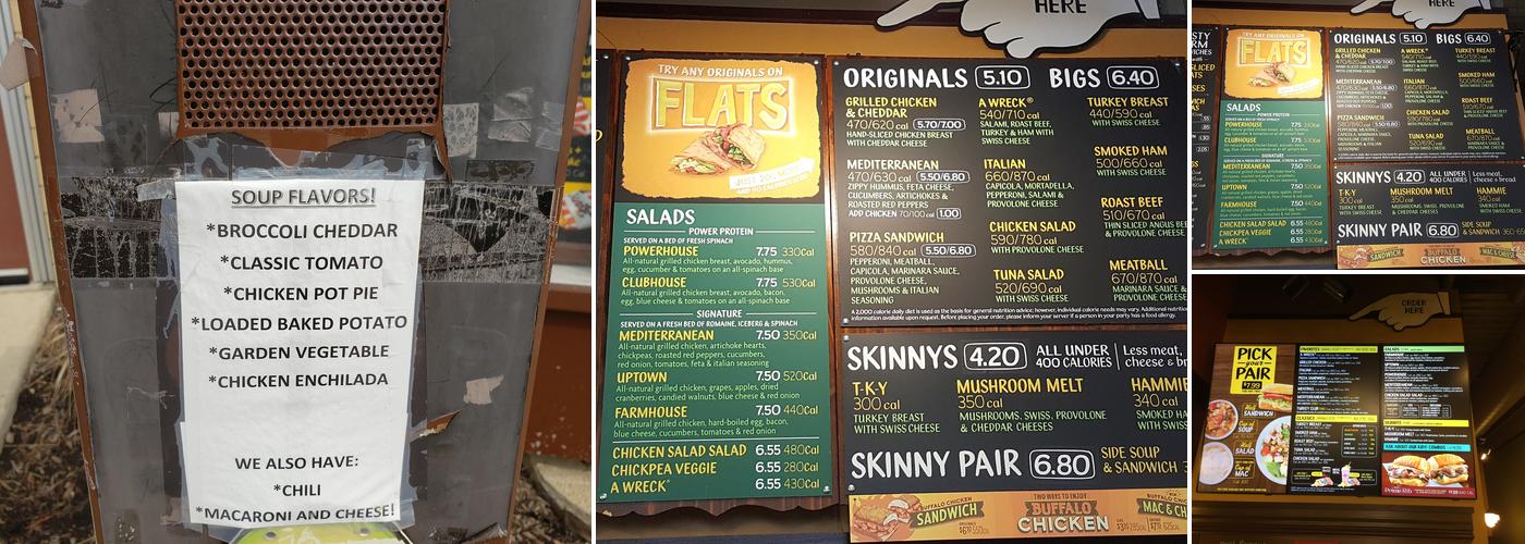 Potbelly Menu