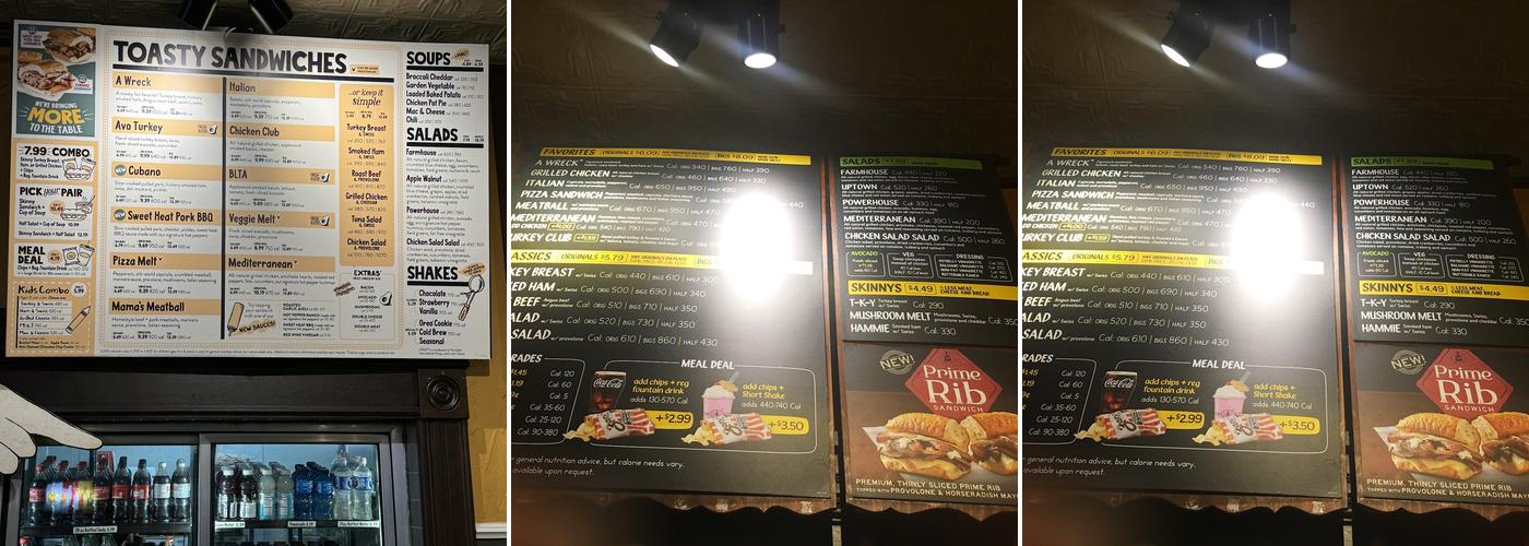 Potbelly Menu