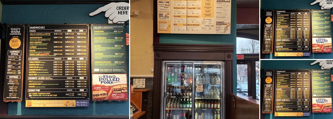 Potbelly Menu