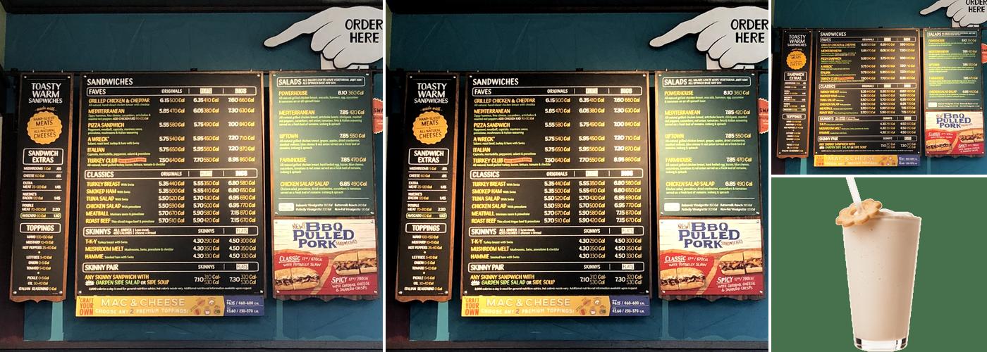 Potbelly Menu