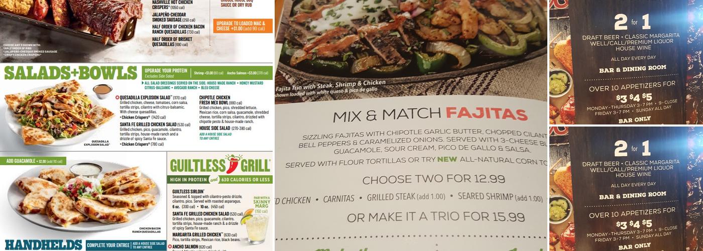 Chili's Grill & Bar Menu