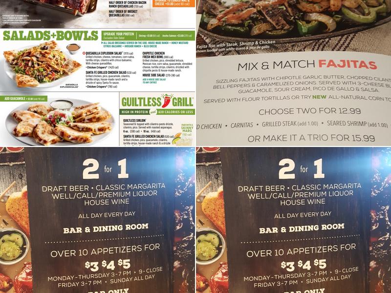Chili's Grill & Bar Menu