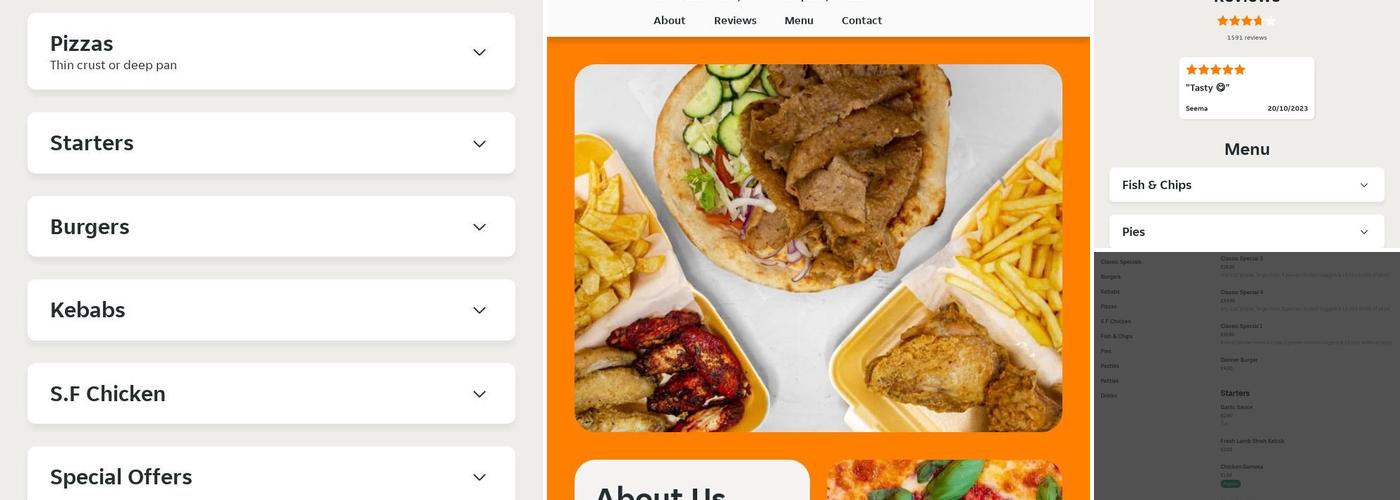 Classic Fish Bar & Kebab House Menu