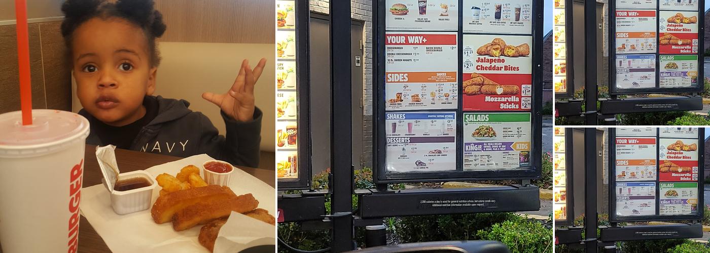 Burger King Menu