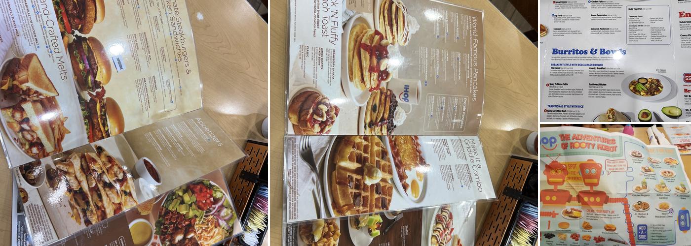 IHOP Menu