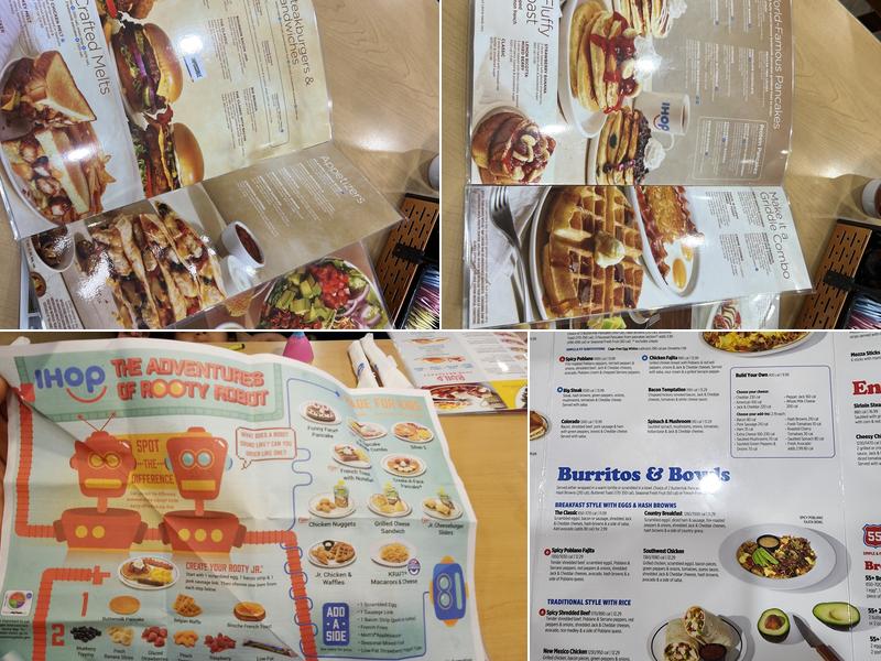 IHOP Menu