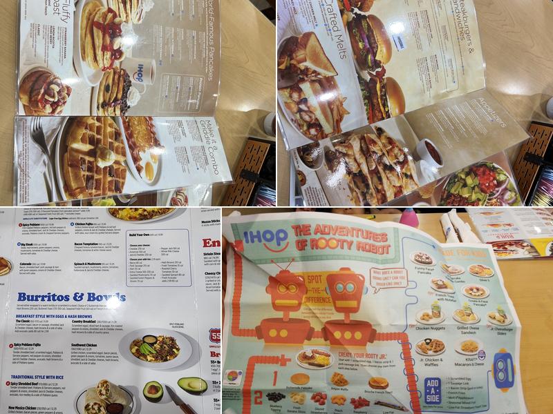 IHOP Menu