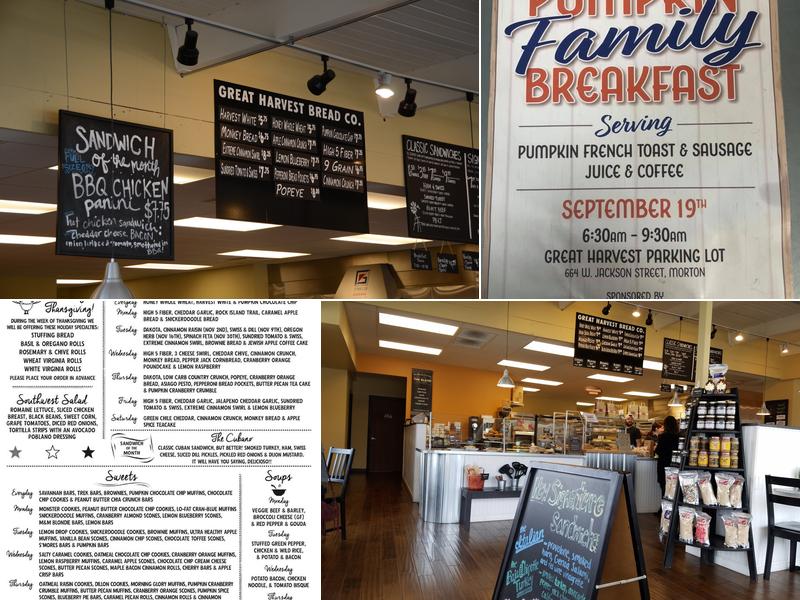 Great Harvest Bread Co. Menu