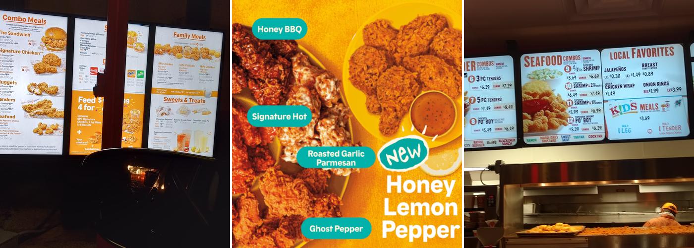 Popeyes Louisiana Kitchen Menu