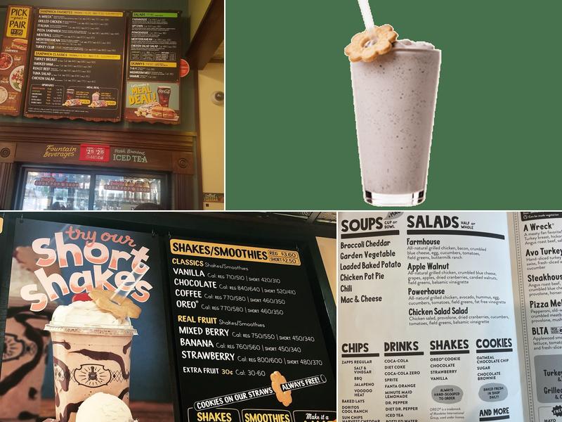 Potbelly Sandwich Shop Menu