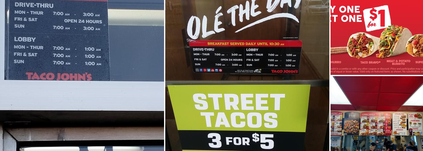 Taco John's Menu