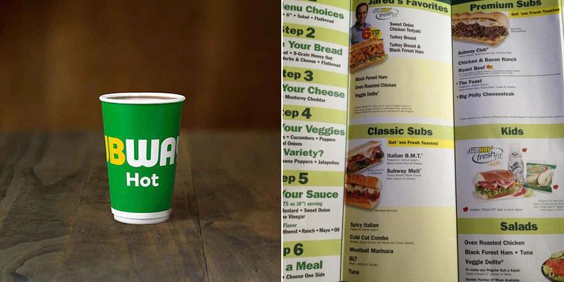 Subway Menu