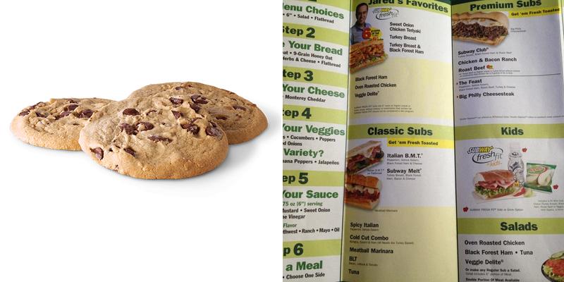 Subway Menu