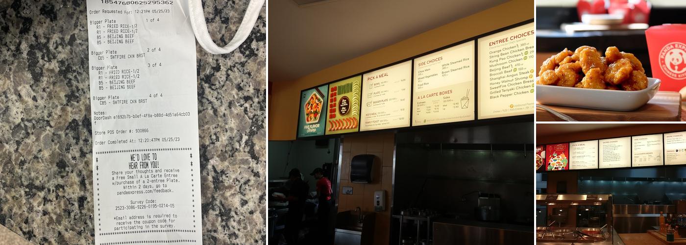 Panda Express Menu