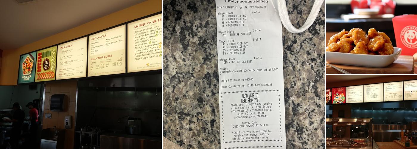 Panda Express Menu