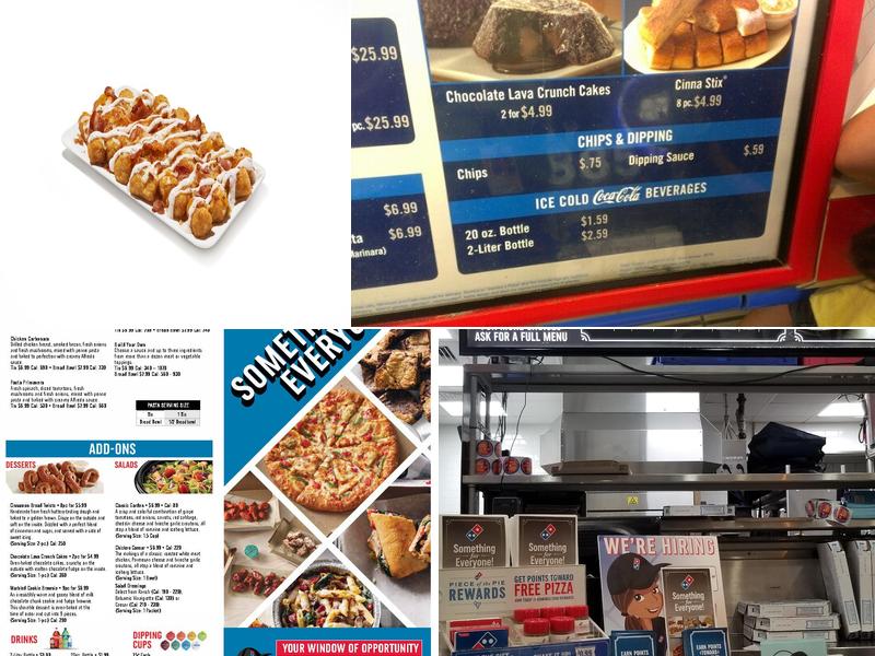 Domino's Pizza Menu