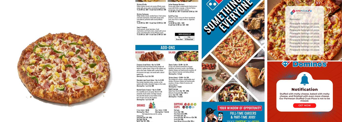 Domino's Pizza Menu