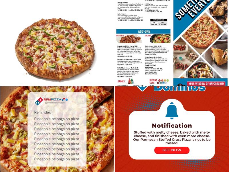 Domino's Pizza Menu