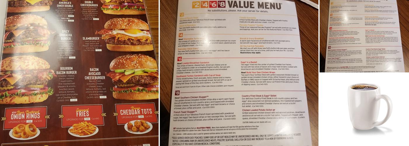 Denny's Menu