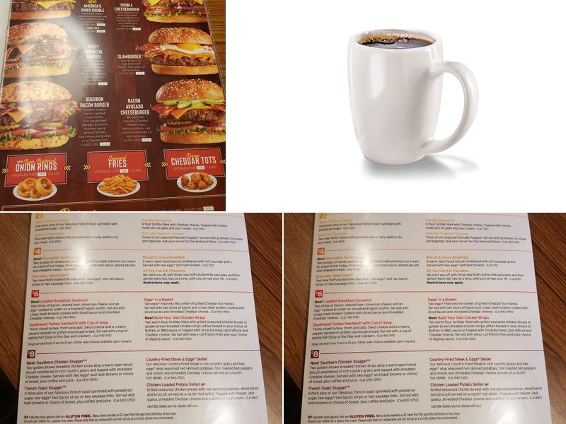 Denny's Restaurant Menu
