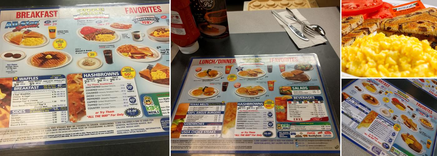 Waffle House Menu