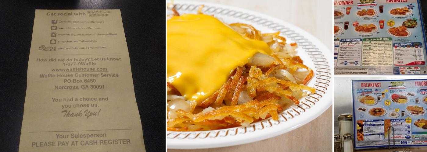 Waffle House Menu