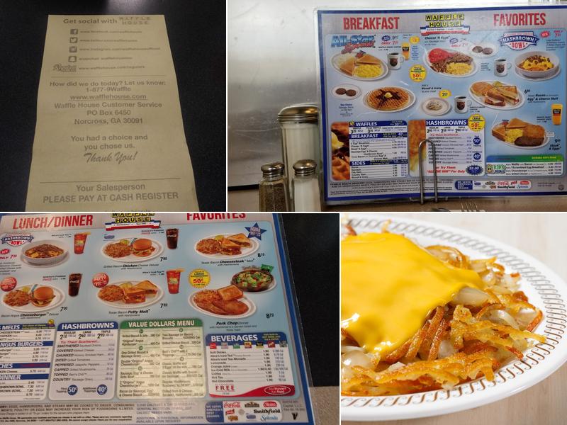 Waffle House Menu