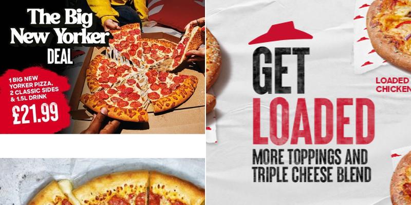 Pizza Hut Delivery Menu