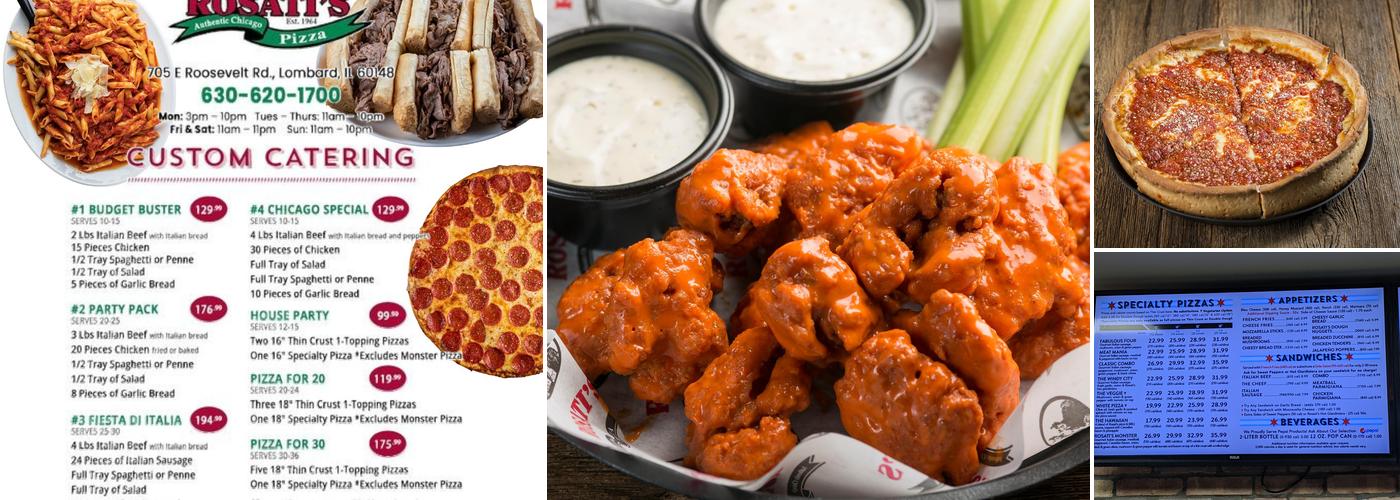 Rosati's Pizza Menu