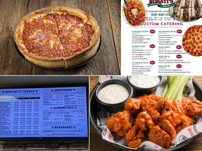 Rosati's Pizza Menu