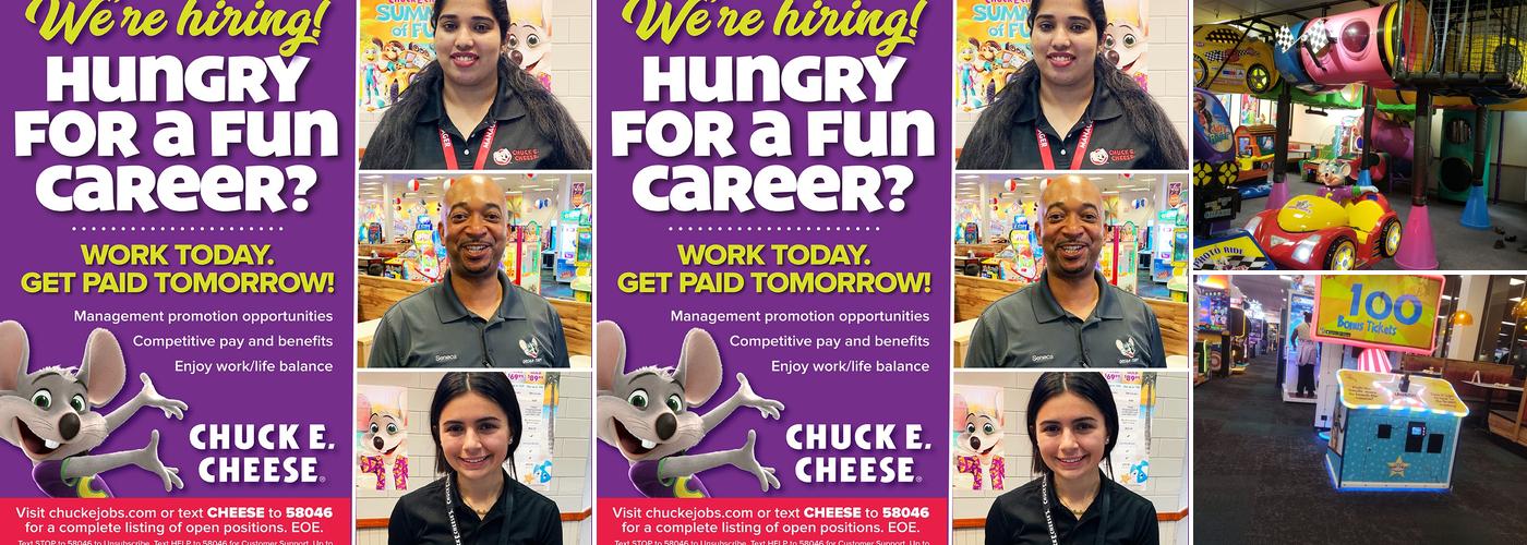 Chuck E. Cheese Menu