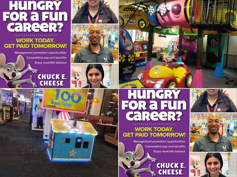 Chuck E. Cheese Menu