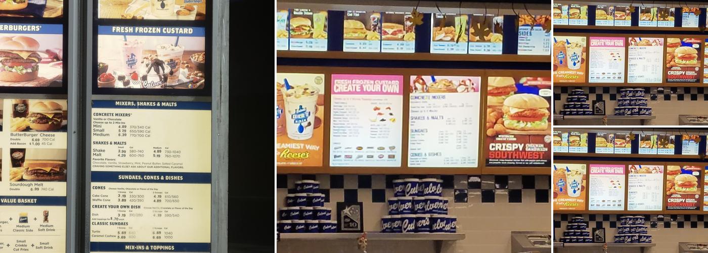 Culver’s Menu