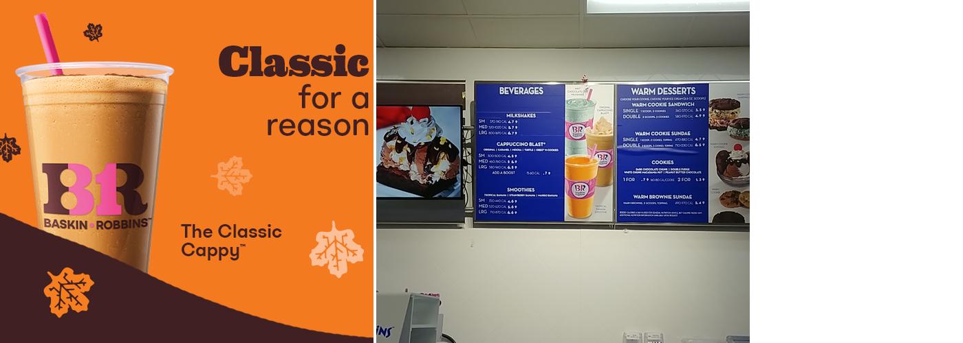 Baskin-Robbins Menu