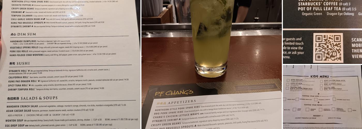 P.F. Chang's Menu