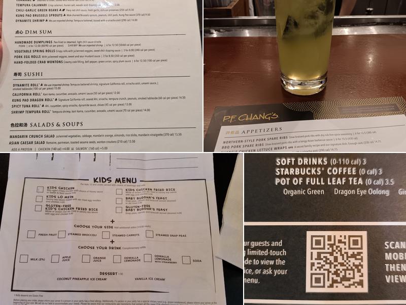 P.F. Chang's Menu