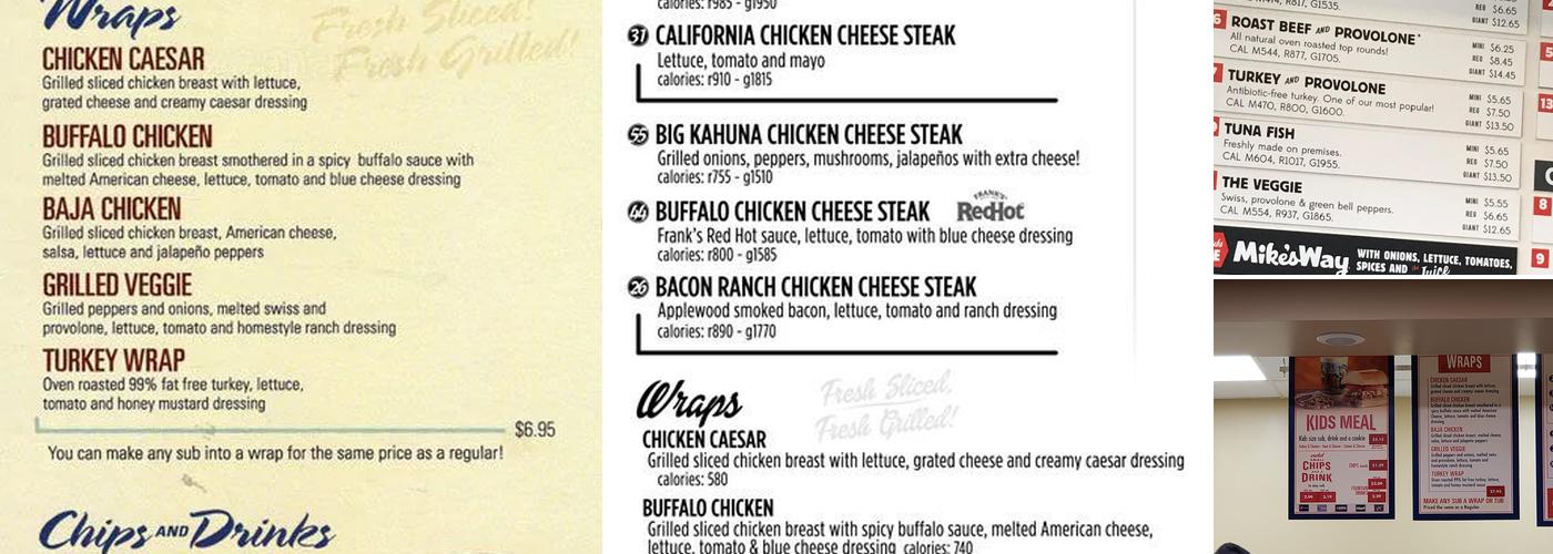 Jersey Mike's Subs Menu