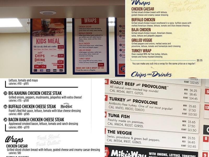 Jersey Mike's Subs Menu