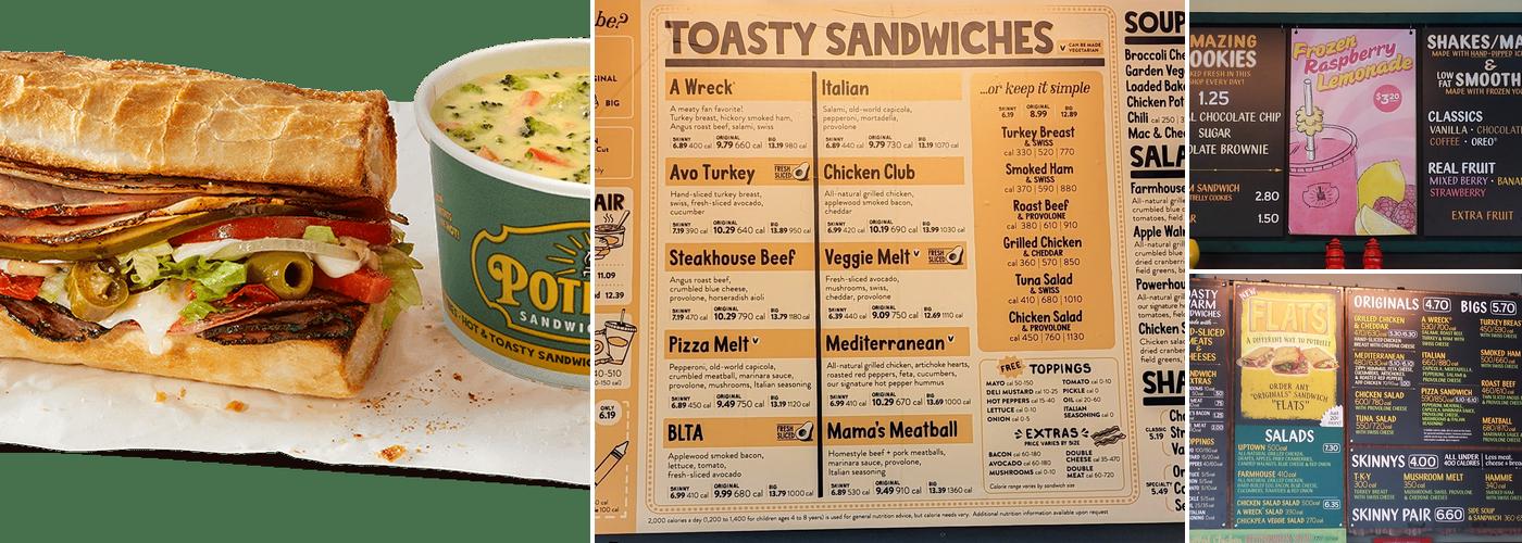 Potbelly Menu