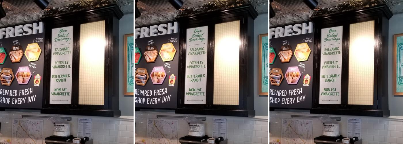 Potbelly Sandwich Shop Menu