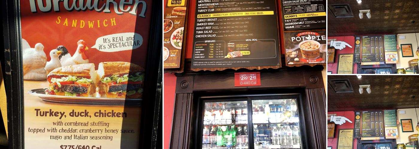 Potbelly Menu