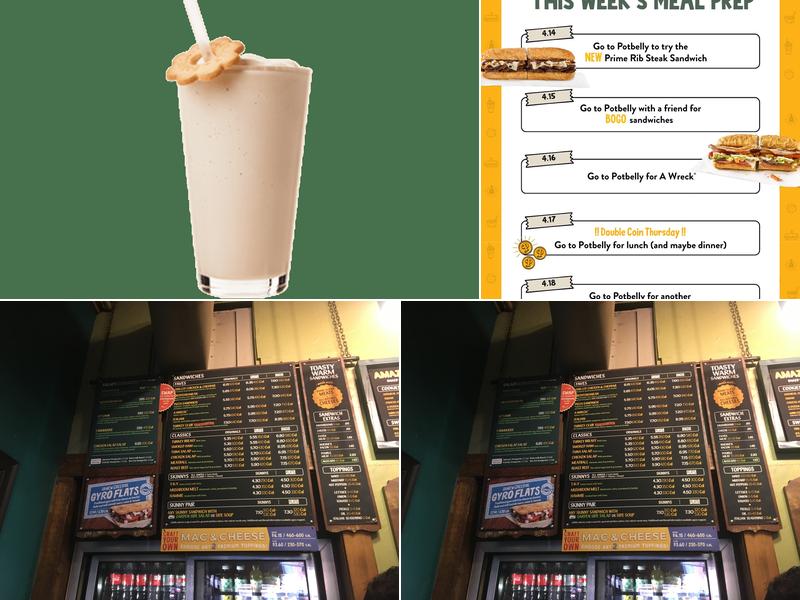 Potbelly Menu