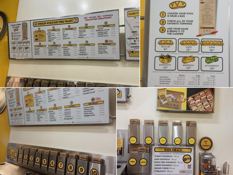 Which Wich Superior Sandwiches Menu