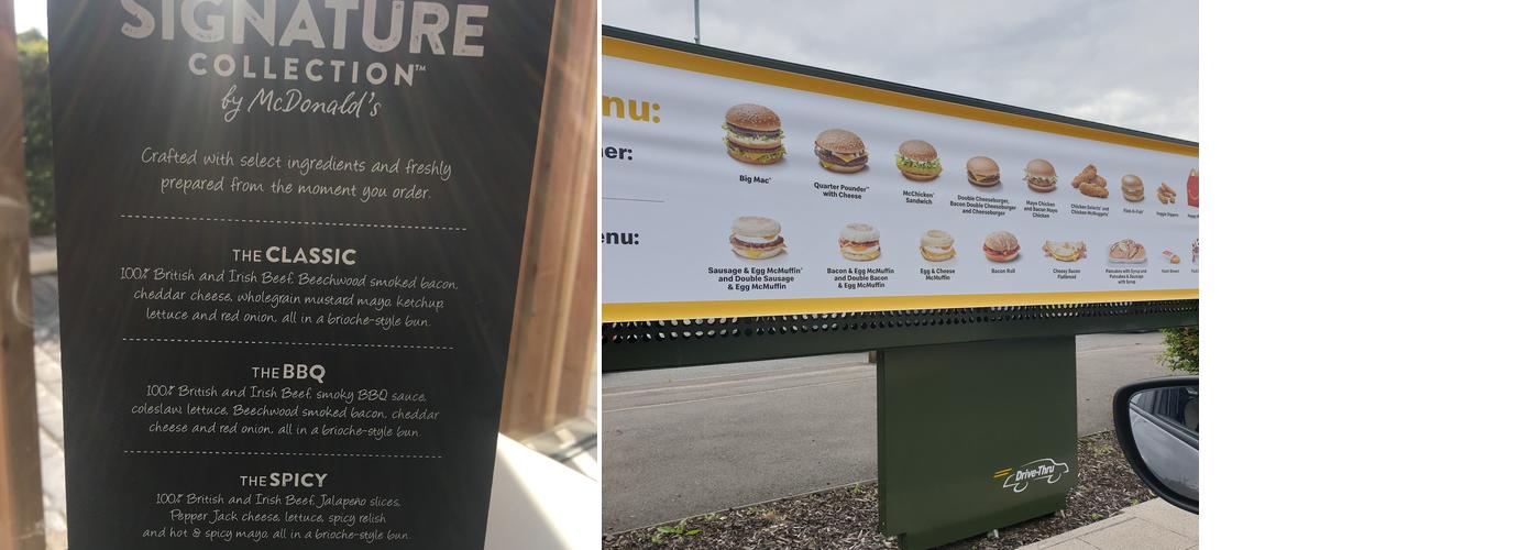 McDonald's Menu